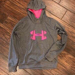 Under Armour Hoodie Gray/Pink - Medium